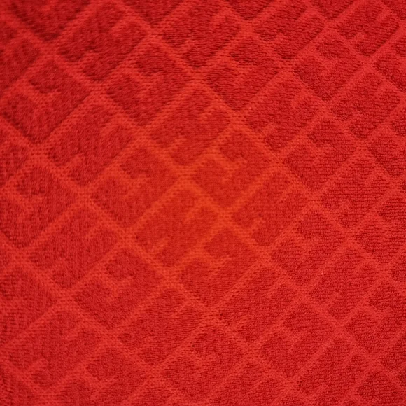 Carolina Herrera Chic Red Textured Knit Top Sz S - Picture 6 of 12